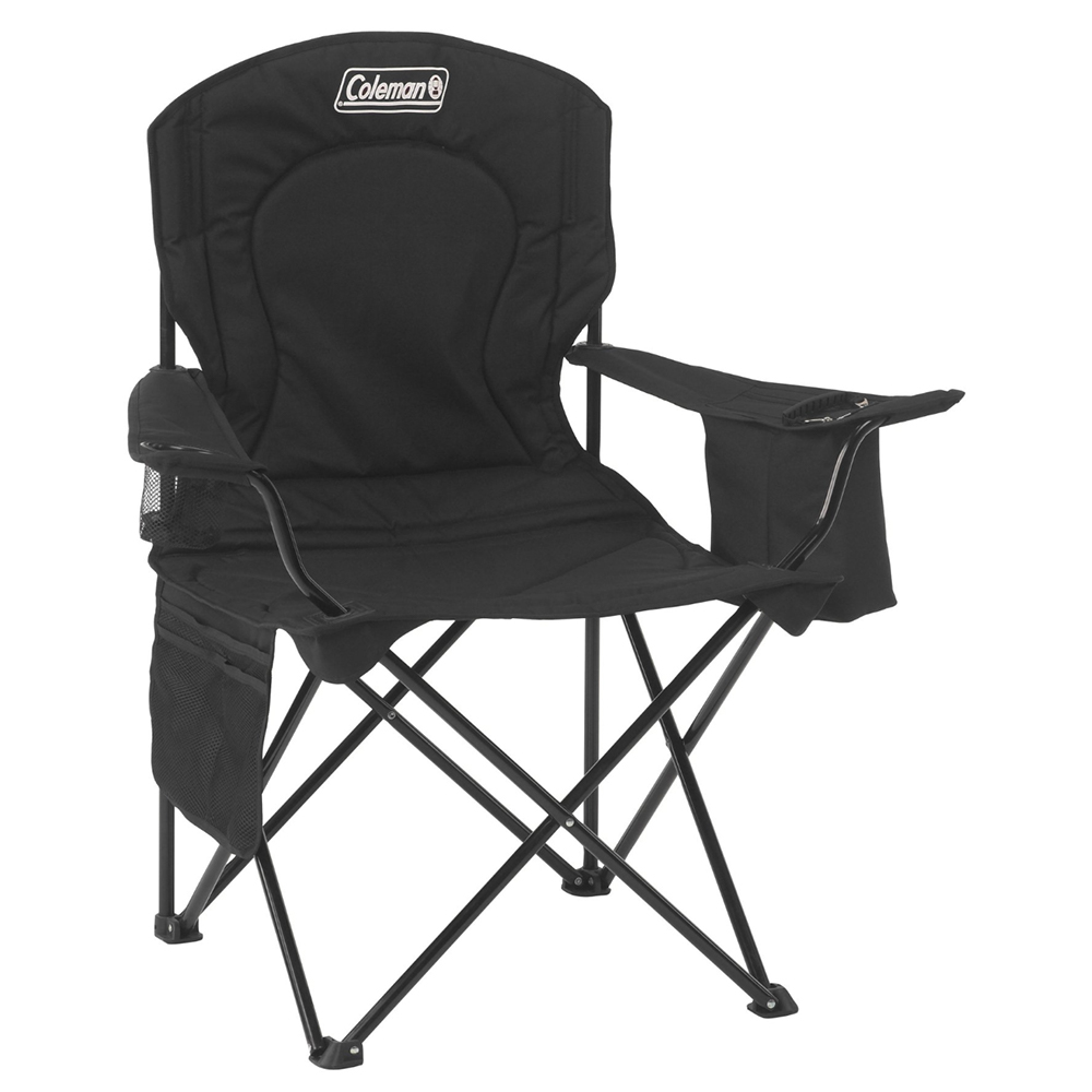 Coleman Cooler Quad Chair – Black Coleman Cooler Quad Chair – Black