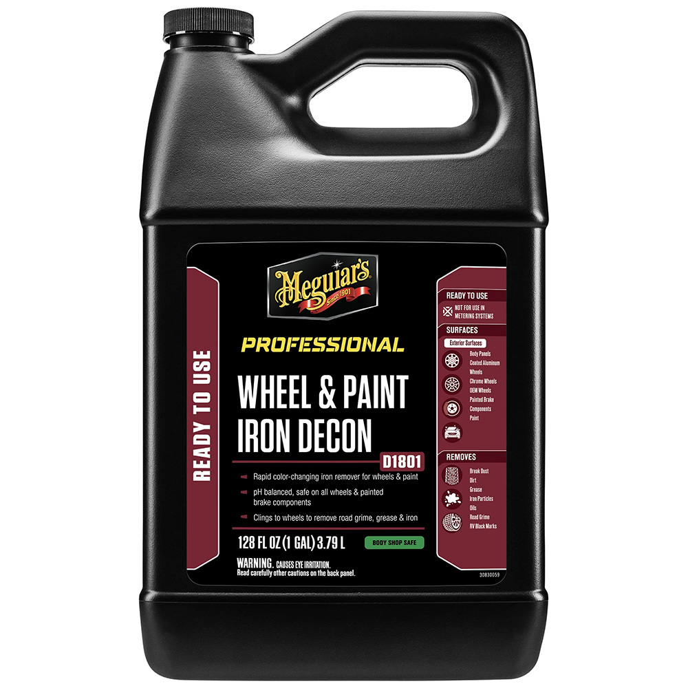 Meguiar's Wheel & Paint Iron DECON – Pro-Strength Iron Remover – 1 Gallon Meguiar's Wheel & Paint Iron DECON – Pro-Strength Iron Remover – 1 Gallon