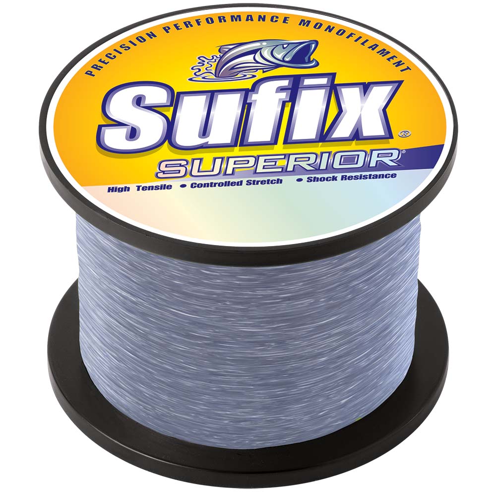 Sufix Superior Smoke Blue Monofilament – 80lb – 655 yds Sufix Superior Smoke Blue Monofilament – 80lb – 655 yds