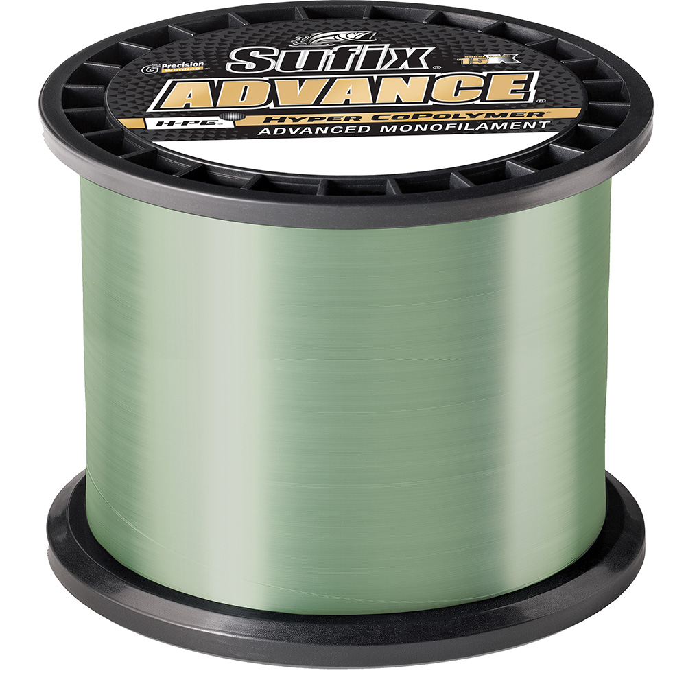 Sufix Advance® Monofilament – 8lb – Low-Vis Green – 1200 yds Sufix Advance® Monofilament – 8lb – Low-Vis Green – 1200 yds