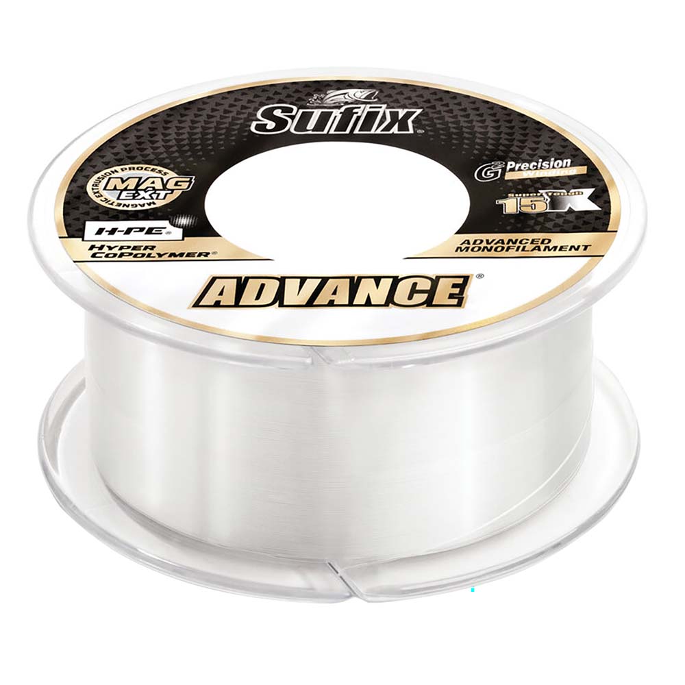 Sufix Advance® Monofilament – 8lb – Clear – 330 yds Sufix Advance® Monofilament – 8lb – Clear – 330 yds