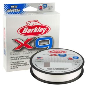 Berkley x9 Braid Crystal – 10lb – 328 yds – X9B33010-CY