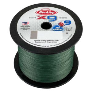 Berkley x9 Braid Low-Vis Green – 30lb – 2188 yds – X9BBK30-22