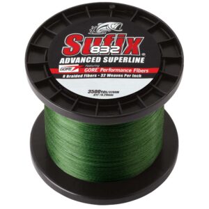 Sufix 832&reg; Advanced Superline&reg; Braid – 30lb – Low-Vis Green – 3500 yds
