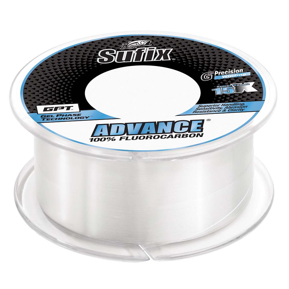 Sufix Advance® Fluorocarbon – 4lb – Clear – 200 yds Sufix Advance® Fluorocarbon – 4lb – Clear – 200 yds