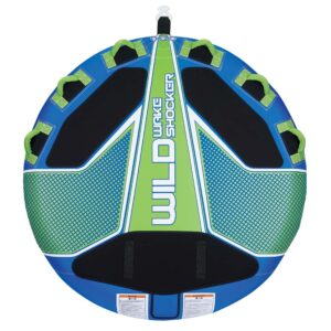 Full Throttle Wild Wake Shocker Towable Tube – 3 Rider – Blue
