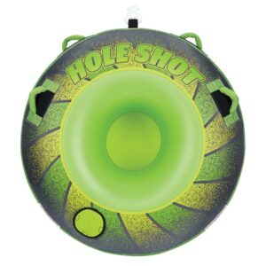 Full Throttle Hole Shot Towable Tube – 1 Rider – Green