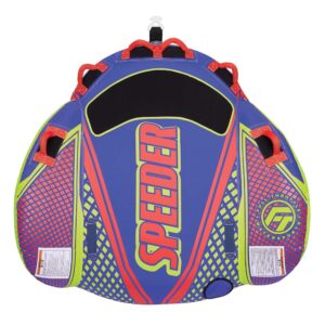 Full Throttle Speeder Towable Tube – 2 Rider – Blue