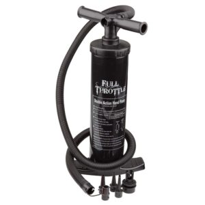 Full Throttle Dual Action Hand Pump – Black