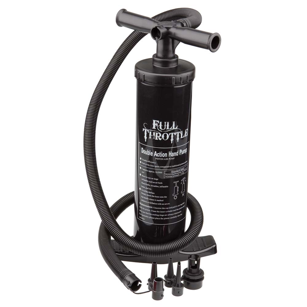 Full Throttle Dual Action Hand Pump – Black Full Throttle Dual Action Hand Pump – Black