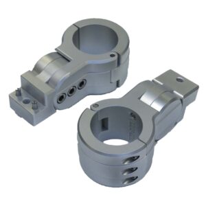 PTM Watersports Board Rack Mounts – 2.38″ Pipe Clamp – Titanium Grey