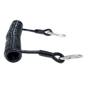Tigress Heavy-Duty Coiled Safety Tether – 1200lbs