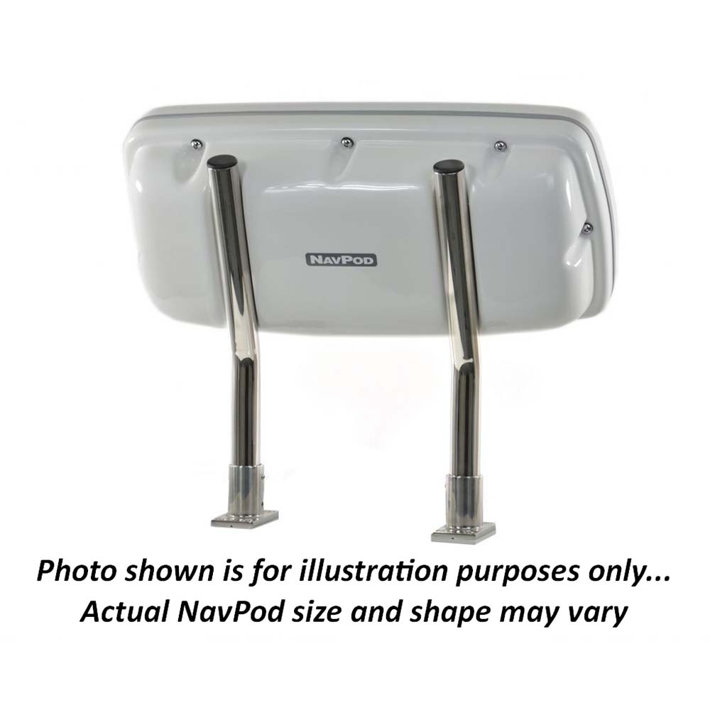 NavPod SystemPod Pre-Cut f/Garmin GPSMAP® 8410xsv & 8610xsv on Right & 2 Additional Instruments (3.6″ holes) on Left f/9.5″ Wide Guard NavPod SystemPod Pre-Cut f/Garmin GPSMAP® 8410xsv & 8610xsv on Right & 2 Additional Instruments (3.6″ holes) on Left f/9.5″ Wide Guard