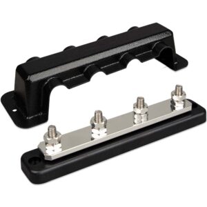 Victron Busbar 250A 4P & Cover 4X 5/16″ Terminals