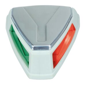Perko 12V LED Bi-Color Navigation Light – White/Stainless Steel