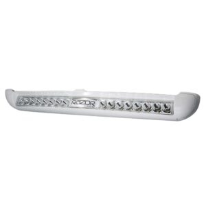 Lumitec Razor Light Bar – Spot – White Housing w/Inverted Logo Flush Mount