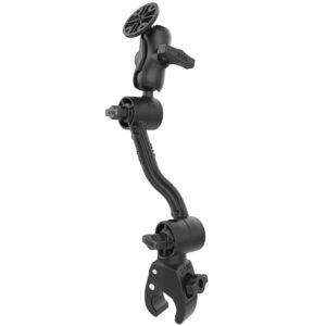 RAM Mount RAM&reg; Tough-Claw&trade; w/Ratchet Extension Arm & Double Ball Mount