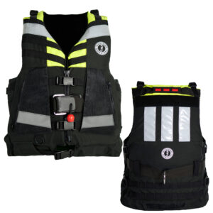 Mustang Swift Water Rescue Vest – Fluorescent Yellow/Green/Black – Universal