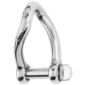 Wichard Self-Locking Twisted Shackle – Diameter 6mm – 1/4″