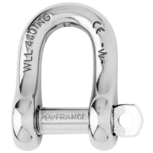 Wichard Captive Pin D Shackle – Diameter 6mm – 1/4″