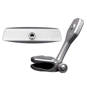 PTM Watersports Mirror/Bracket Kit w/VR-140 Elite Mirror & ZXR-320 (Silver)