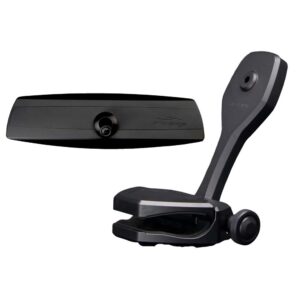 PTM Watersports Mirror/Bracket Kit w/VR-140 Elite Mirror & ZXR-361 (Black)