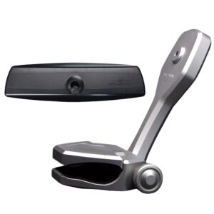 PTM Watersports Mirror/Bracket Kit w/VR-140 PRO Mirror & ZXR-320 (Silver)