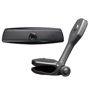 PTM Watersports Mirror/Bracket Kit w/VR-140 PRO Mirror & ZXR-320 (Titanium Grey)