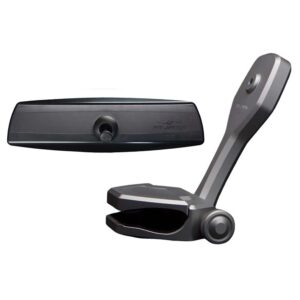 PTM Watersports Mirror/Bracket Kit w/VR-140 PRO Mirror & ZXR-361 (Titanium Grey)