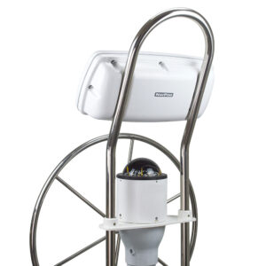 NavPod SystemPod Pre-Cut f/Raymarine Axiom 9/Axiom+ 9 on Right & 1 Instrument (3.6&Prime; hole) on Left f/12&Prime; Wide Guard