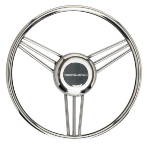 Uflex V27 13.8″ Steering Wheel – Stainless Steel Grip & Spokes
