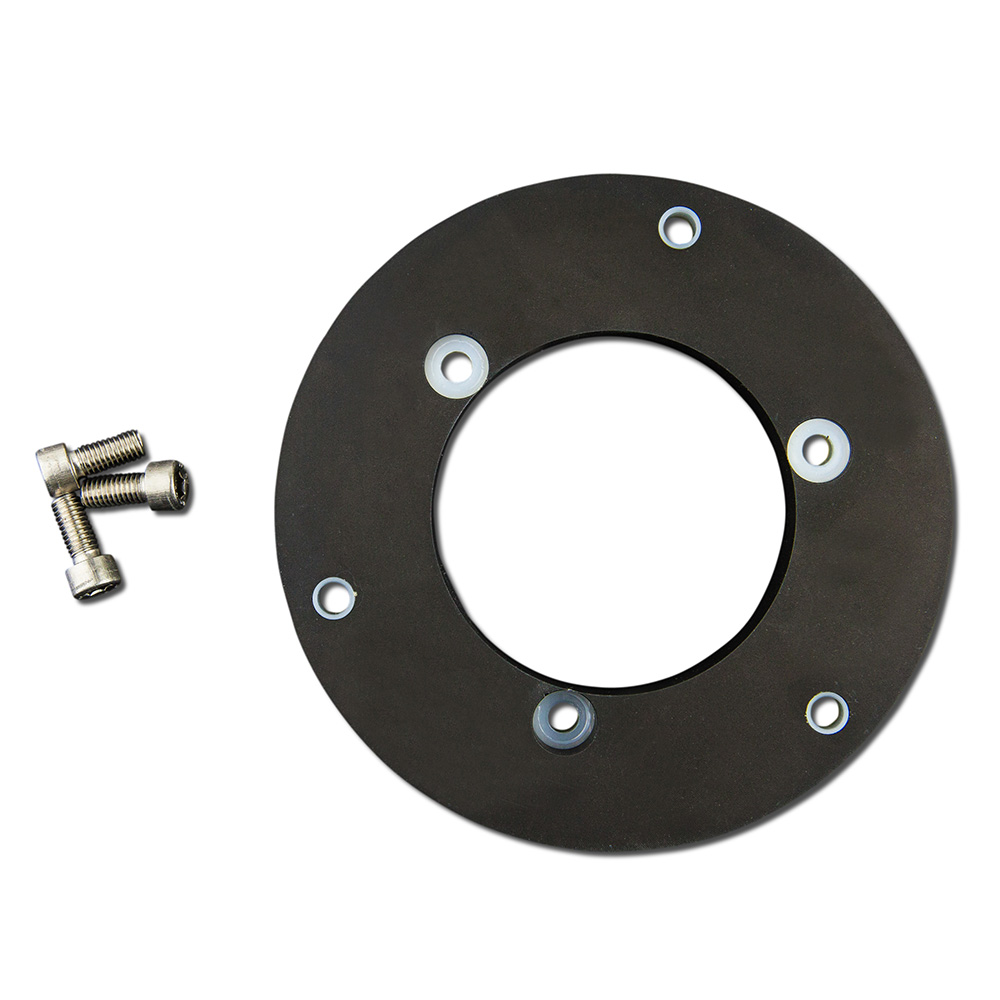 Lopolight Circular Baseplate f/Horizontal Mount Lights – Aluminum – Black Lopolight Circular Baseplate f/Horizontal Mount Lights – Aluminum – Black