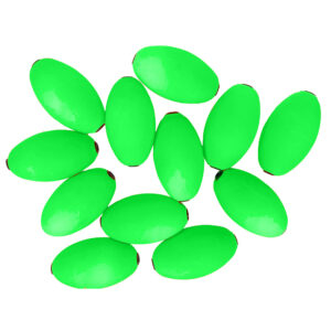 Tigress Oval Kite Floats – Green *12-Pack