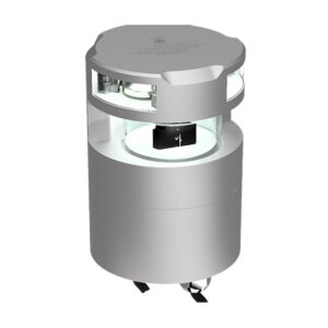 Lopolight Series 300-136 – 6NM Masthead Light & 3NM Navigation Light – Horizontal Mount – White – Silver Housing