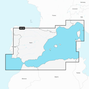 Garmin NVEU010R Spain, Mediterranean Coast – Marine Charts Garmin Navionics Vision+