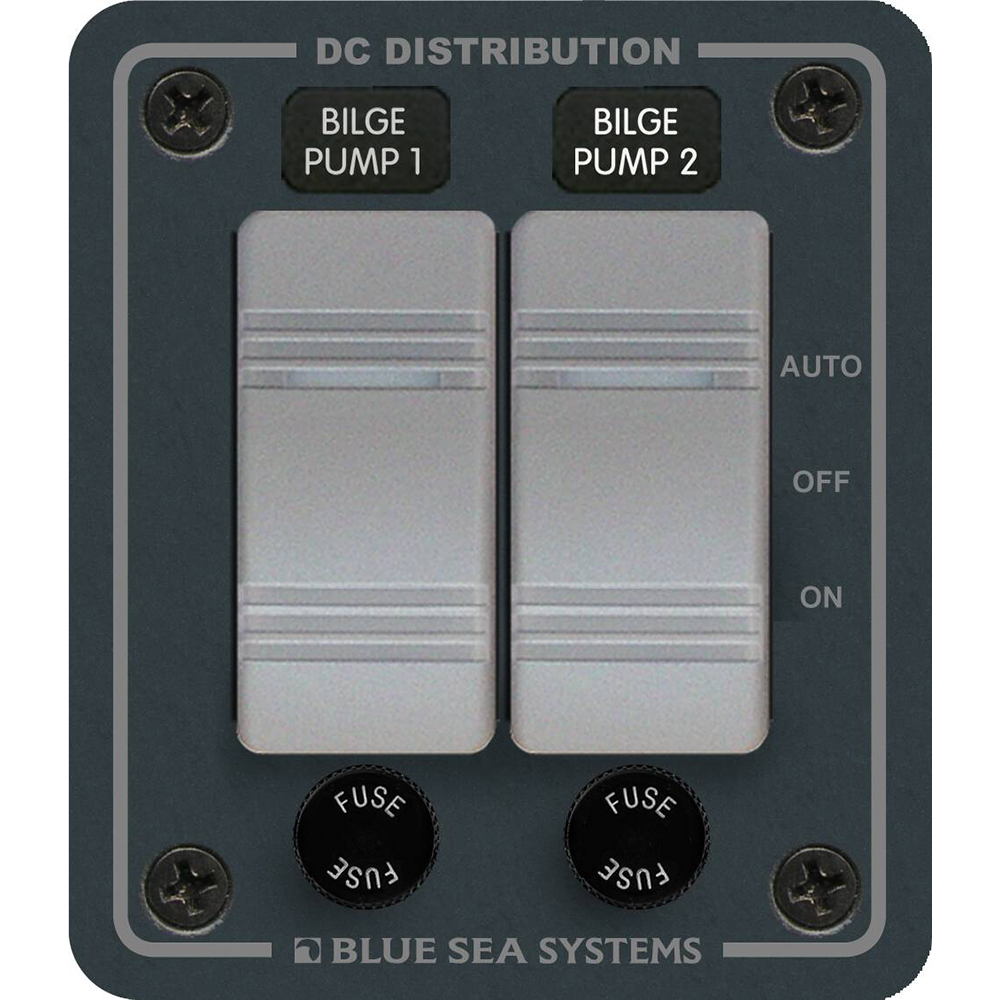Blue Sea 8664 Contura 2 Bilge Pump Control Panel Blue Sea 8664 Contura 2 Bilge Pump Control Panel