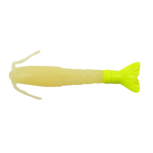 Berkley Gulp!&reg; Saltwater Shrimp – 3″ – Glow/Chartreuse