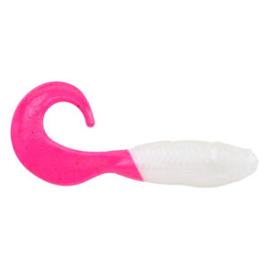 Berkley Gulp!&reg; Saltwater Swimming Mullet – 4″ – Pearl White/Pink