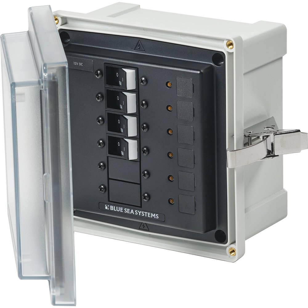Blue Sea 3134 – SMS Panel Enclosure w/4 Branch (12/24V) – 12/24V DC Blue Sea 3134 – SMS Panel Enclosure w/4 Branch (12/24V) – 12/24V DC