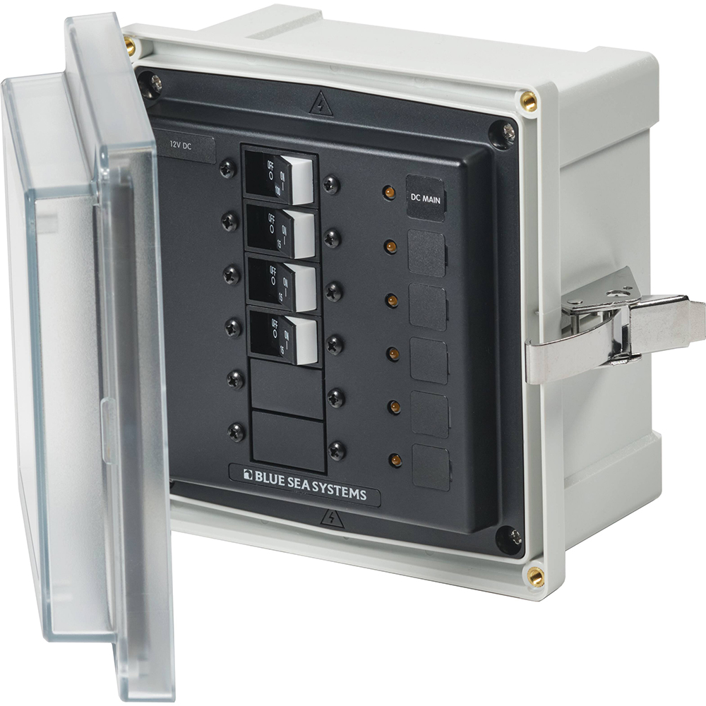 Blue Sea 3135 – SMS Panel Enclosure w/UL Main & 3 Branch (12/24V) – 12/24V DC Blue Sea 3135 – SMS Panel Enclosure w/UL Main & 3 Branch (12/24V) – 12/24V DC