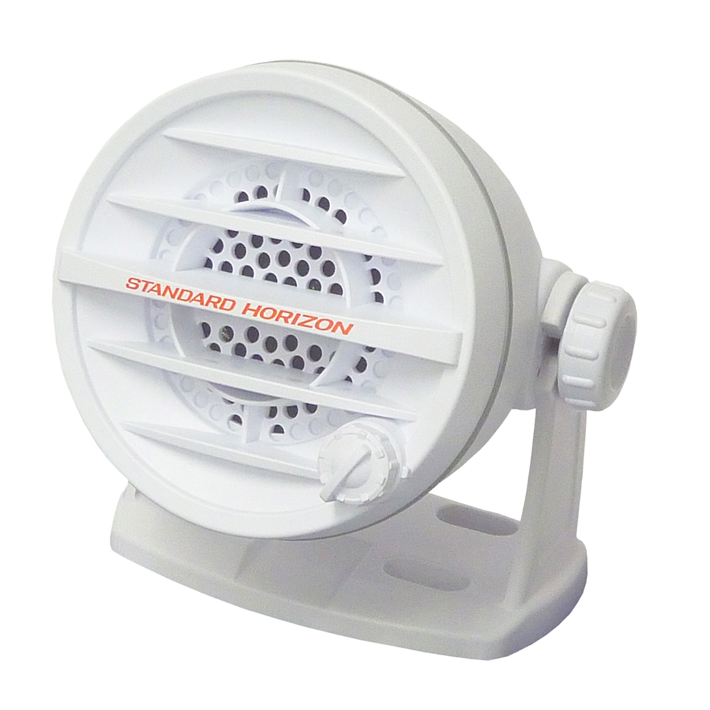Standard Horizon 10W Amplified External Speaker – White Standard Horizon 10W Amplified External Speaker – White