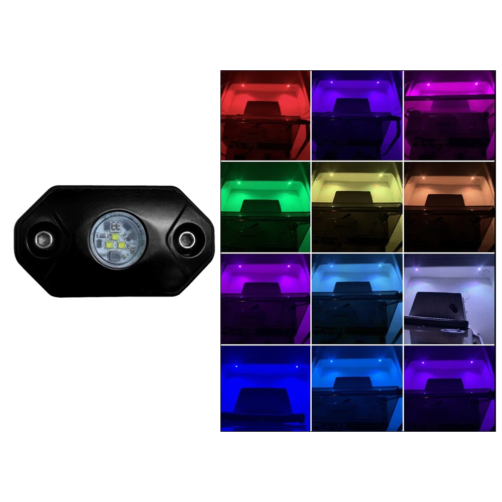 Black Oak Rock Accent Light – RGB – Black Housing Black Oak Rock Accent Light – RGB – Black Housing