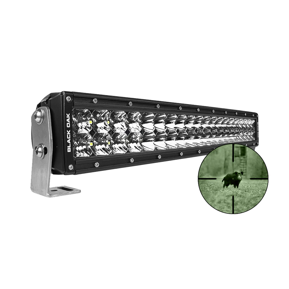 Black Oak Pro Series Double Row Combo Infrared 20″ 940nm Light Bar – Black Black Oak Pro Series Double Row Combo Infrared 20″ 940nm Light Bar – Black