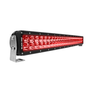 Black Oak 30″ Curved Double Row Red LED Predator Hunting Light Bar – Combo Optics – Black Housing – Pro Series 3.0