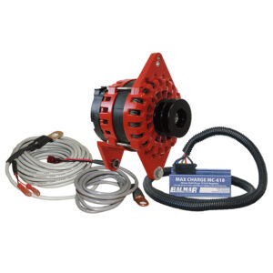 Balmar Alternator 250 AMP Kit 12V 4″ Dual Foot Saddle Dual Vee Pulley Regulator & Temp Sensor