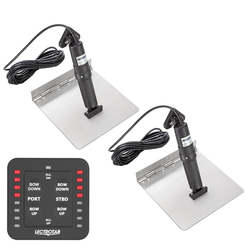 Lectrotab XKA Stainless Steel Trim Tab Kit w/One-Touch Control – 9 x 12 Lectrotab XKA Stainless Steel Trim Tab Kit w/One-Touch Control – 9 x 12