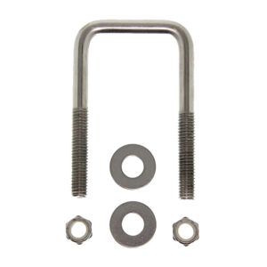 C.E. Smith Zinc U-Bolt 7/16″-14 X 3-1/8″ X 3″ w/Washers & Nuts – Square