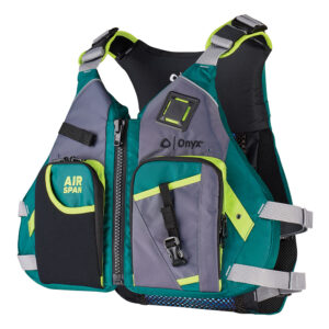 Onyx Airspan Angler Life Jacket – M/L – Green