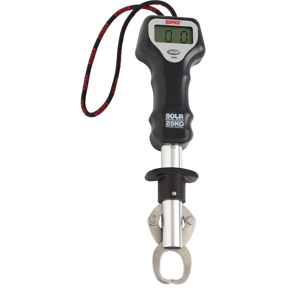 Rapala 50lb Digital Fish Gripper Scale Rapala 50lb Digital Fish Gripper Scale