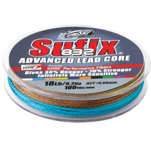 Sufix 832 Advanced Lead Core – 18lb – 10-Color Metered – 100 yds